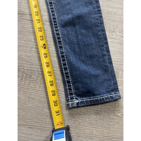 Miss Me Winged Cross Embroidered Pocket Low Rise Skinny Jeans Size 27  (27x31) - Picture 10 of 10